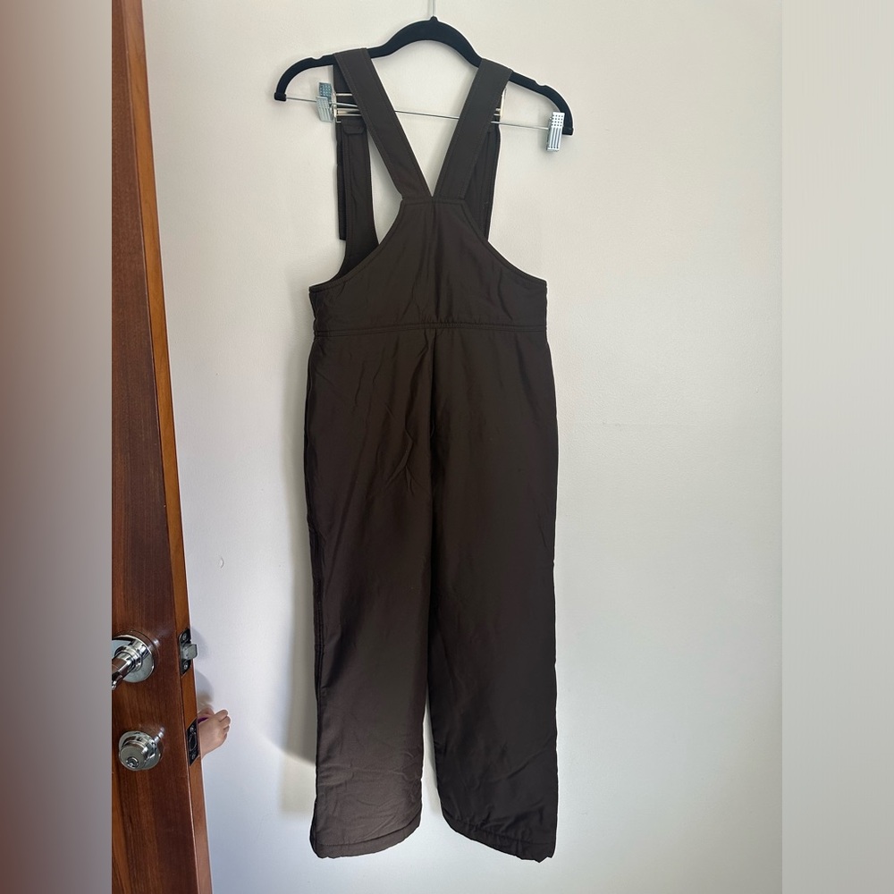 Bogner Vintage 90s Chocolate Brown Ski Bib Overall Winter Snow Jumpsuit